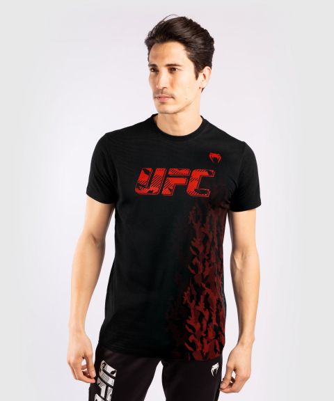 UFC｜ VENUM AUTHENTIC格斗周男士运动短袖 - 黑色