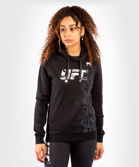 UFC｜ VENUM AUTHENTIC格斗周女士连帽卫衣 - 黑色