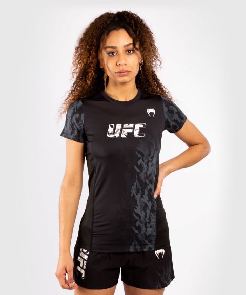 UFC｜ VENUM AUTHENTIC格斗周女士速干短袖- 黑色