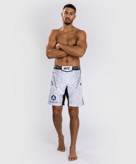UFC Adrenaline | VENUM Authentic 格斗之夜 男士格斗短裤-长款 - 白色