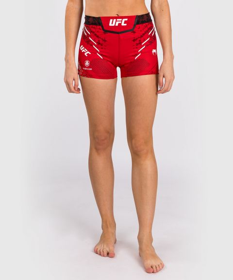 UFC Adrenaline | VENUM Authentic 格斗之夜 女士紧身短裤-短款 - 红色