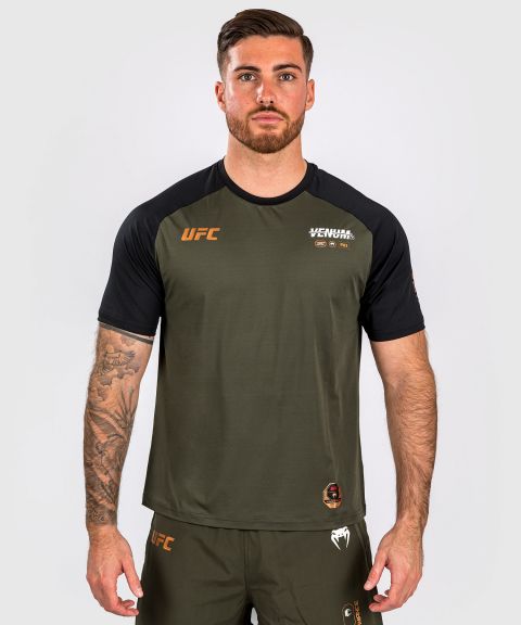 UFC Adrenaline | VENUM 格斗周 男士速干T恤 - 卡其/铜色