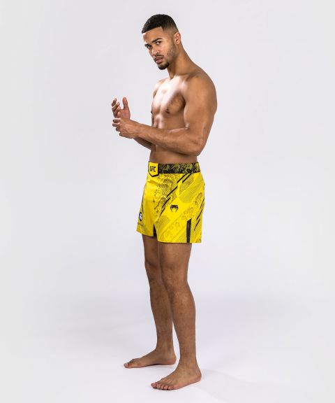 UFC Adrenaline | VENUM Authentic 格斗之夜 男士格斗短裤-短款 - 黄色
