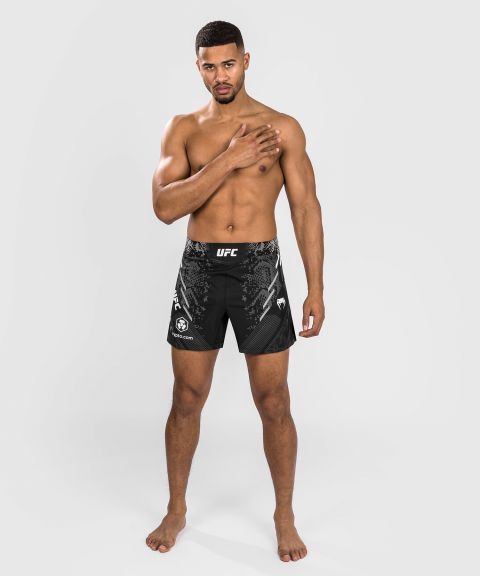 UFC Adrenaline | VENUM Authentic 格斗之夜 男士格斗短裤-短款 - 黑色