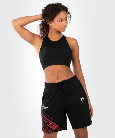 UFC VENUM Performance Institute 2.0 女士棉质短裤 - 黑/红色
