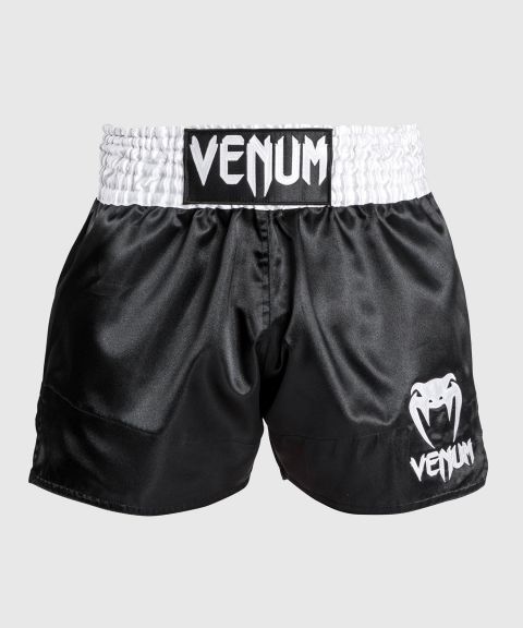 VENUM Classic 泰拳短裤 - 黑/白色