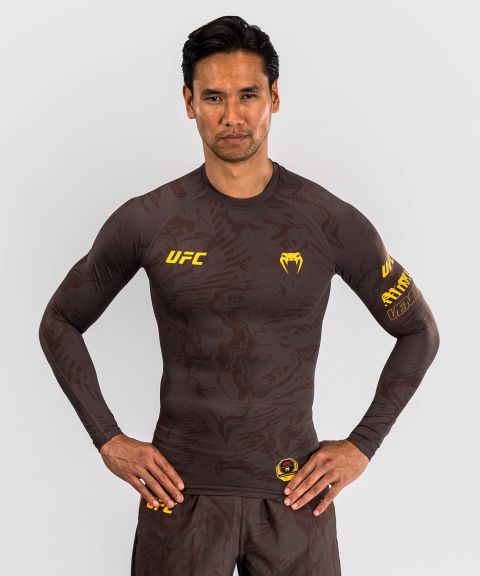 UFC Fusion | VENUM 格斗周男士长袖紧身衣 - 土棕色