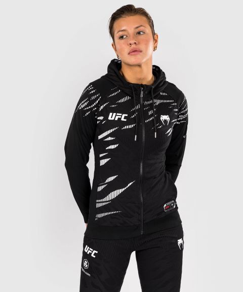 UFC Fusion | VENUM Authentic格斗之夜 女士出场外套 - 黑色