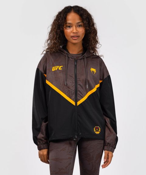 UFC Fusion | VENUM 格斗周 女士拉链卫衣 - 土棕色