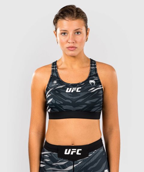 UFC Fusion | VENUM Authentic 格斗之夜 女士运动内衣 - 黑色