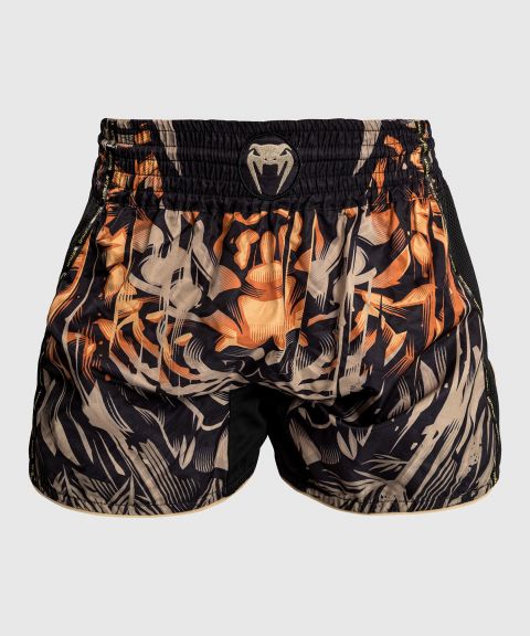 VENUM Tiger 泰拳短裤 - 黑/荧光橙色