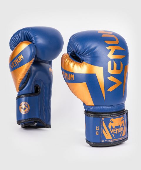VENUM Elite 拳击手套 - 宝蓝色