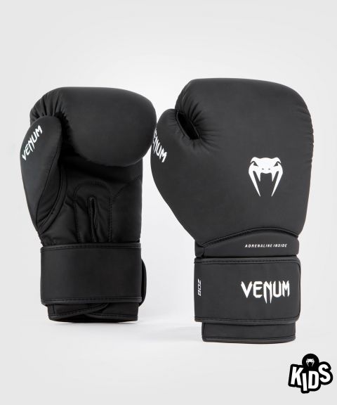 Venum Contender 1.5 儿童拳击手套 - 黑/白色