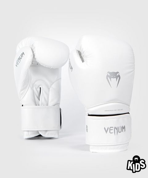 Venum Contender 1.5 儿童拳击手套 - 白/银色