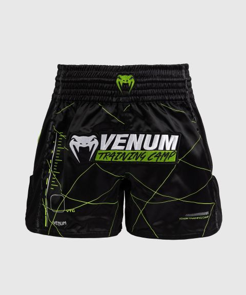 Venum Training Camp 4.0泰拳短裤 - 黑/霓虹绿色
