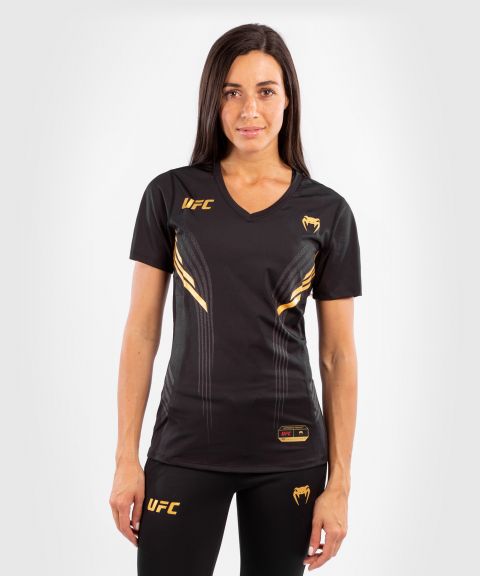 UFC｜ VENUM AUTHENTIC格斗之夜女士运动短袖 - 冠军色