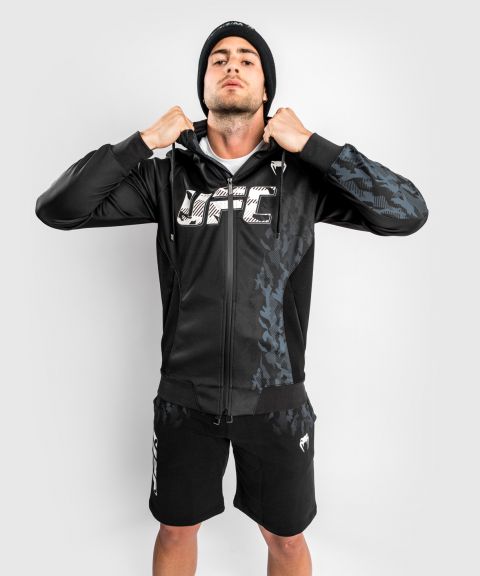 UFC｜ VENUM AUTHENTIC格斗周男士连帽外套 - 黑色