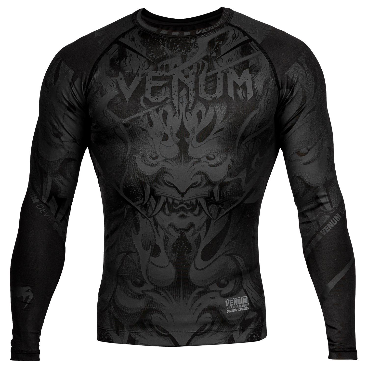 Venum Devil 防磨衣 - 长袖 - 黑/黑