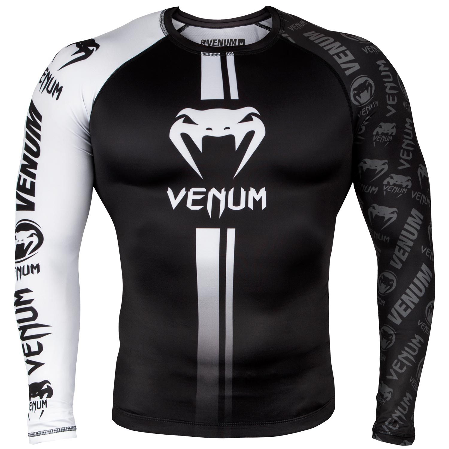 Venum Logos 长袖防磨衣 - 黑/白