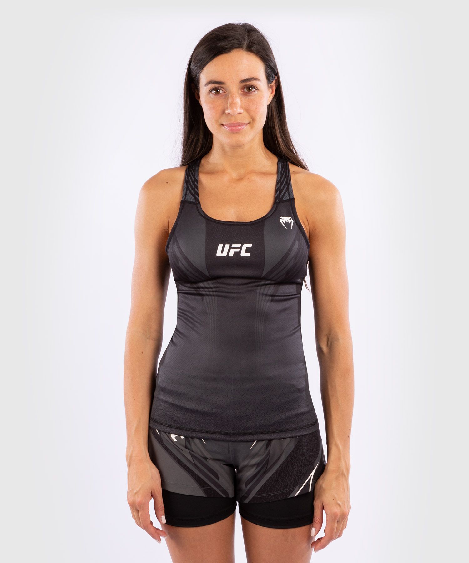 UFC｜ VENUM AUTHENTIC格斗之夜女士背心 - 黑色
