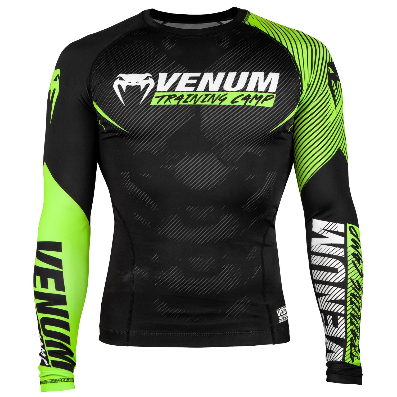 Venum Training Camp 2.0 防磨衣 - 长袖 - 黑/荧光黄