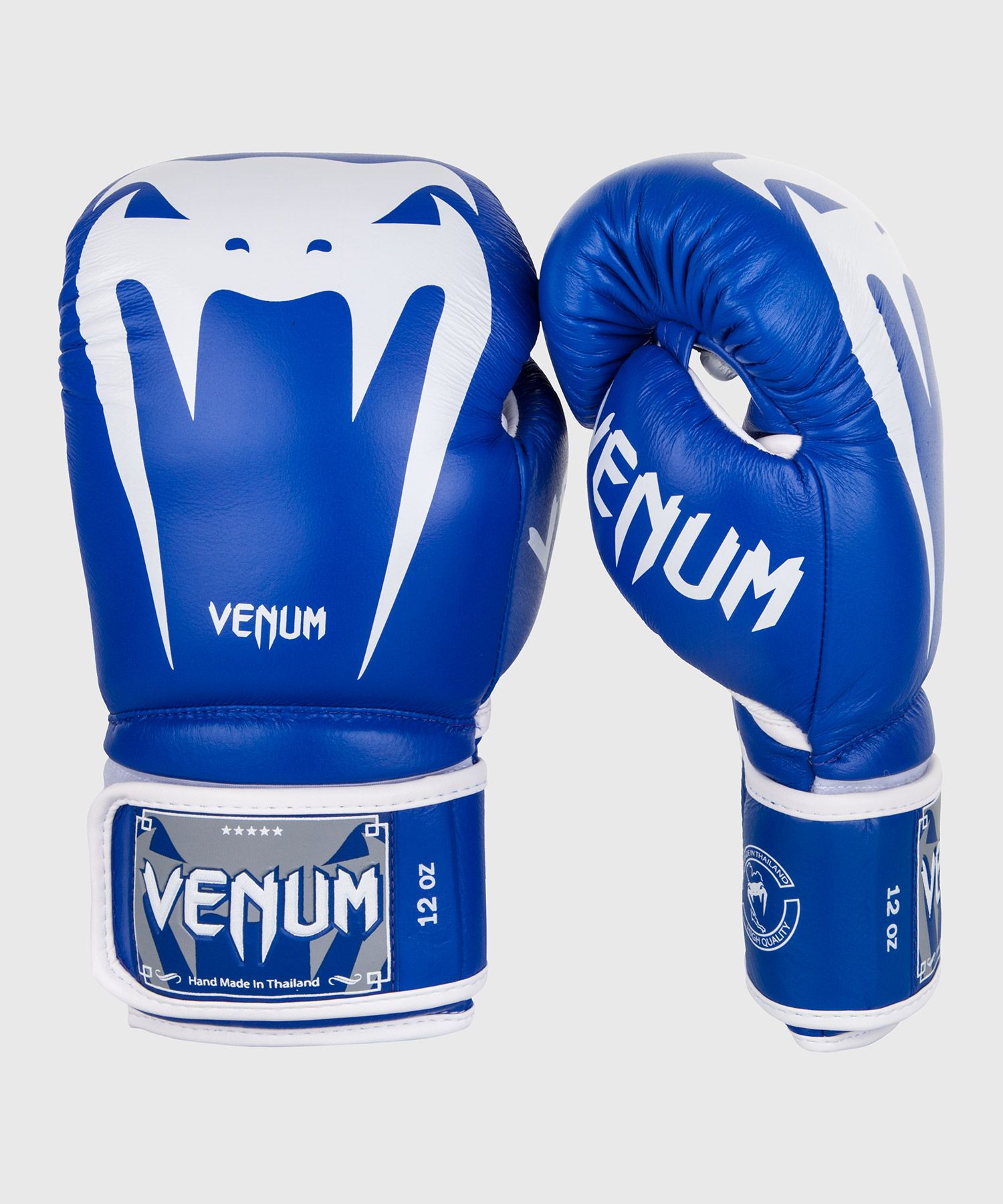 Venum Giant 3.0 拳击手套 - 头层牛皮 - 蓝