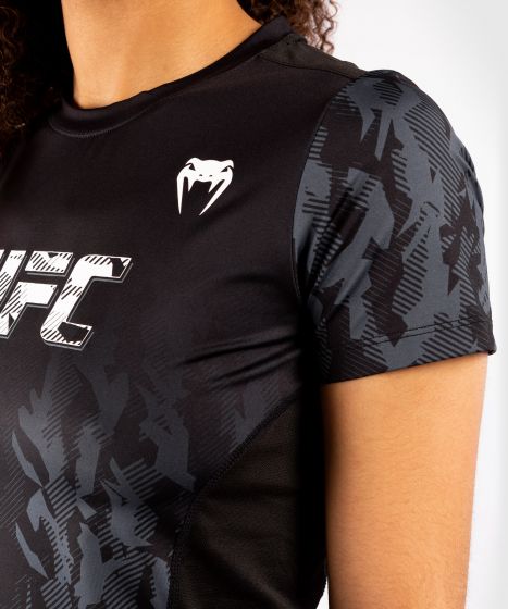 UFC｜ VENUM AUTHENTIC格斗周女士速干短袖- 黑色