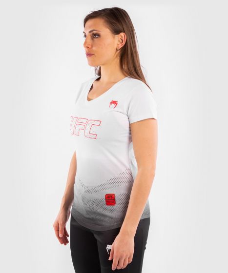 UFC｜ VENUM AUTHENTIC格斗周女士运动短袖 - 白色