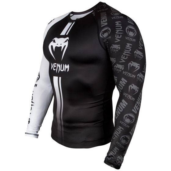 Venum Logos 长袖防磨衣 - 黑/白