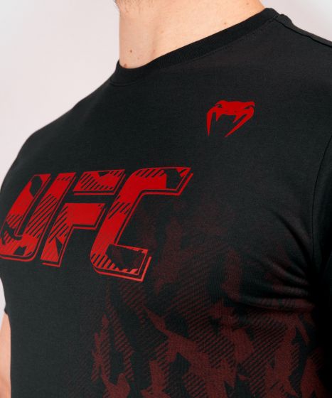 UFC｜ VENUM AUTHENTIC格斗周男士运动短袖 - 黑色