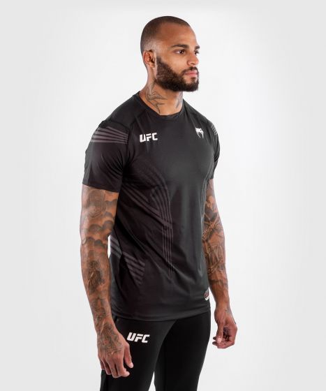 UFC｜ VENUM AUTHENTIC格斗之夜男男士速干短袖- 黑色