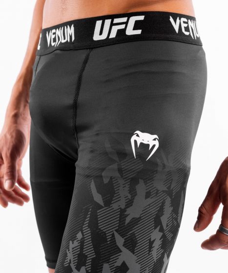 UFC｜ VENUM AUTHENTIC格斗周男士VALE TUDO紧身短裤 - 黑色