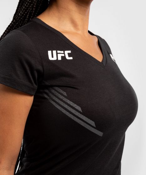 UFC｜ VENUM REPLICA女士运动短袖 - 黑色