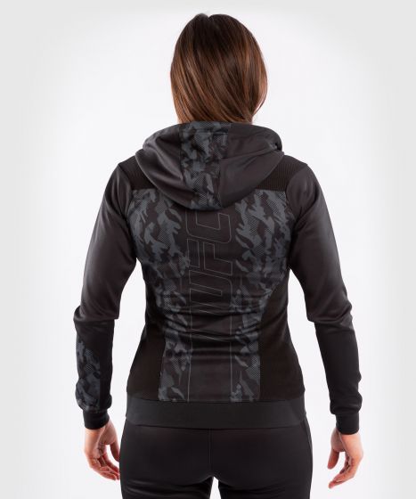 UFC｜ VENUM AUTHENTIC格斗周女士连帽外套 - 黑色