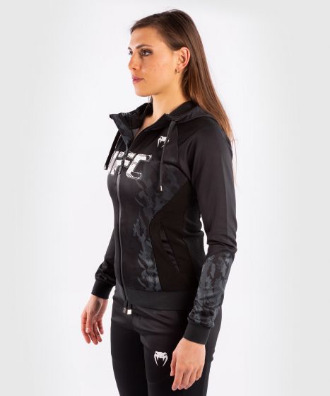 UFC｜ VENUM AUTHENTIC格斗周女士连帽外套 - 黑色