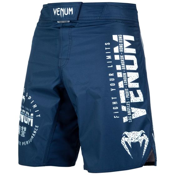 Venum Signature 搏击短裤 - 海军蓝/白