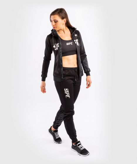 UFC｜ VENUM AUTHENTIC格斗周女士连帽外套 - 黑色