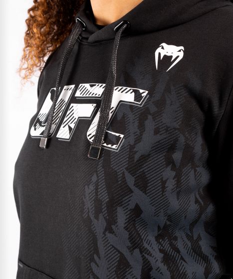 UFC｜ VENUM AUTHENTIC格斗周女士连帽卫衣 - 黑色