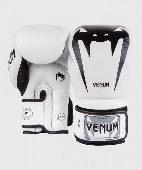 VENUM Giant 3.0 成人拳击手套 头层牛皮散打手套 - 白