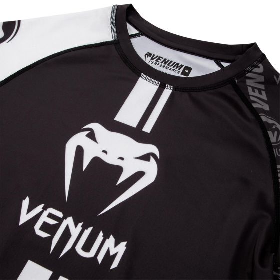 Venum Logos 短袖防磨衣 - 黑/白