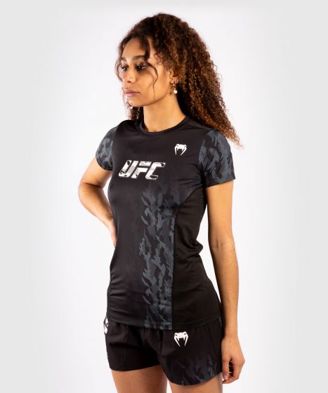 UFC｜ VENUM AUTHENTIC格斗周女士速干短袖- 黑色