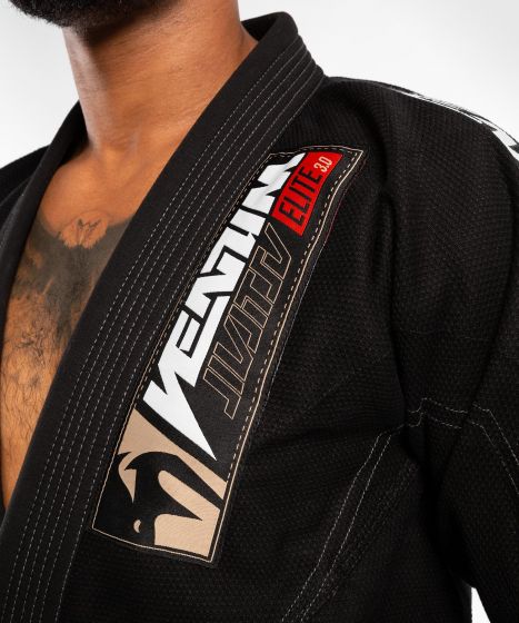 Venum Elite 3.0 BJJ巴西柔术道服 - 黑色