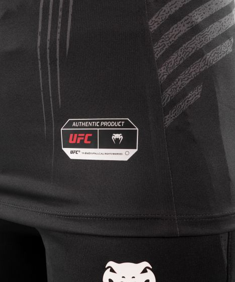 UFC｜ VENUM AUTHENTIC格斗之夜女士运动短袖 - 黑色