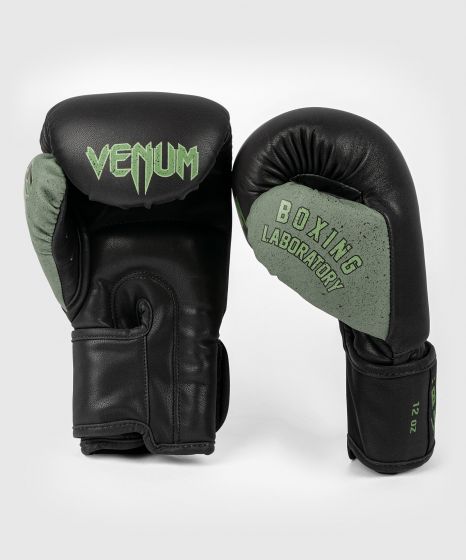 VENUM Boxing Lab 拳击手套 - 黑/绿色