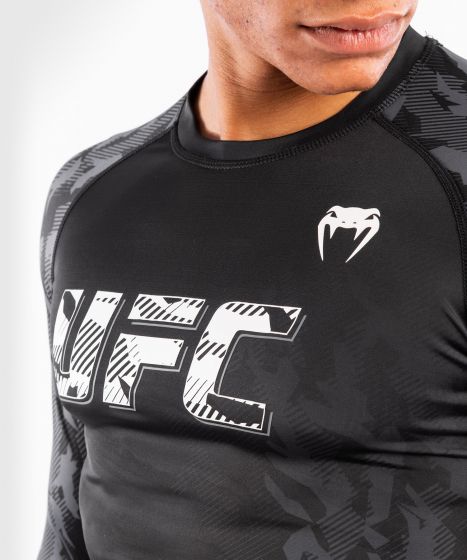 UFC | VENUM AUTHENTIC格斗周-男士长袖紧身衣- 黑色