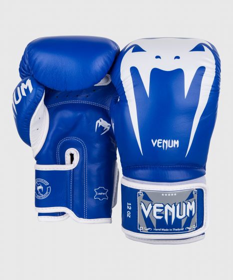 Venum Giant 3.0 拳击手套 - 头层牛皮 - 蓝
