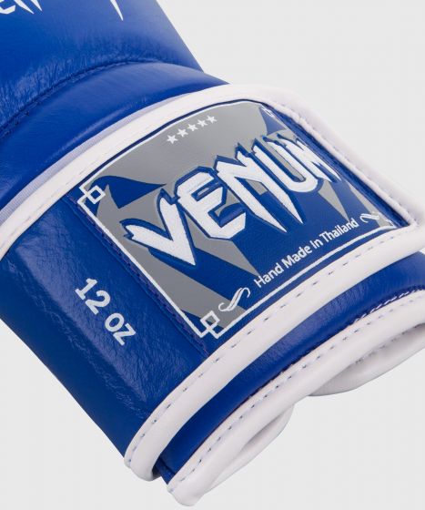 Venum Giant 3.0 拳击手套 - 头层牛皮 - 蓝