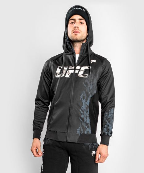 UFC｜ VENUM AUTHENTIC格斗周男士连帽外套 - 黑色